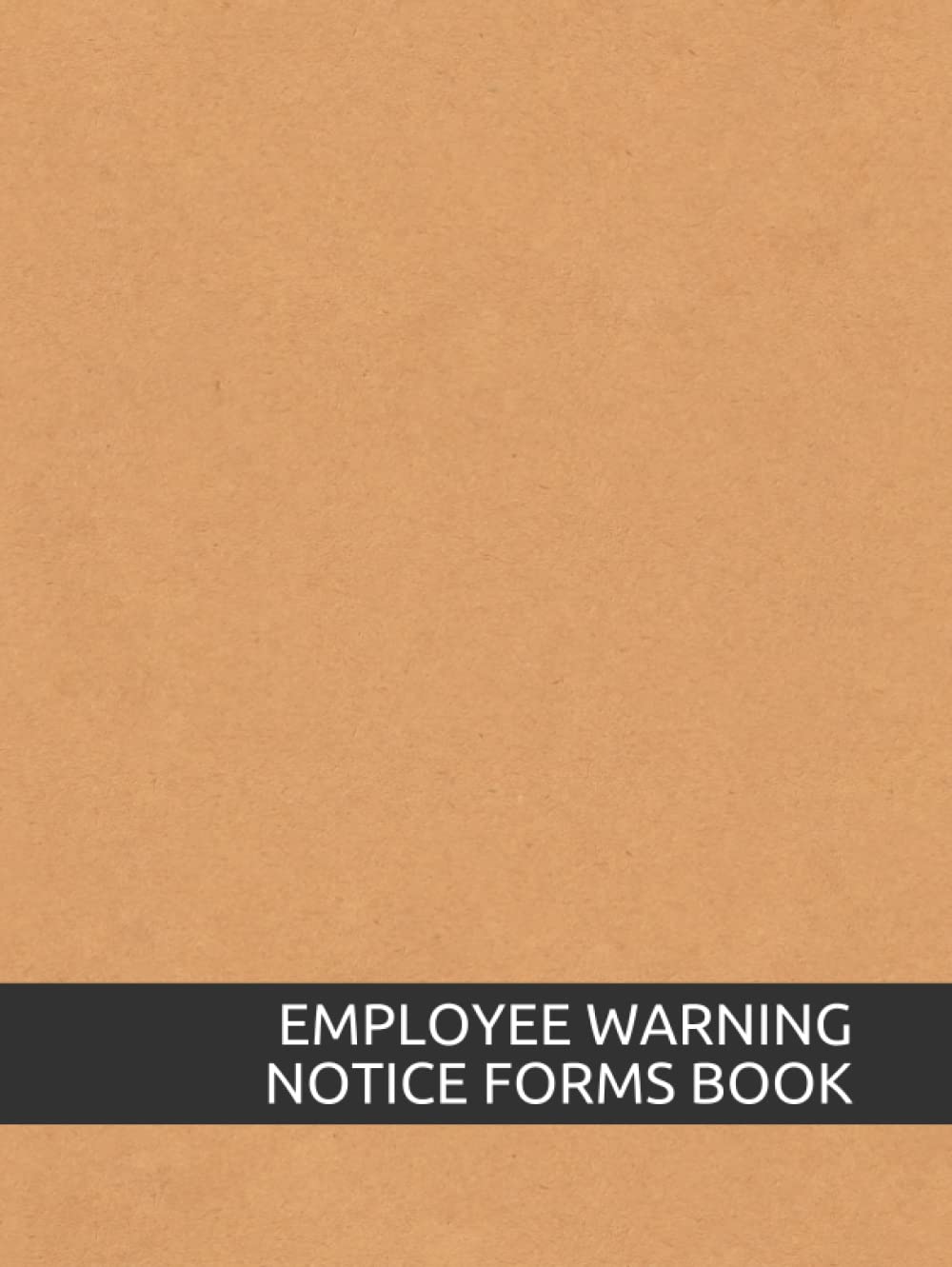 Employee Warning Notice Forms Book Track Employee Behavior