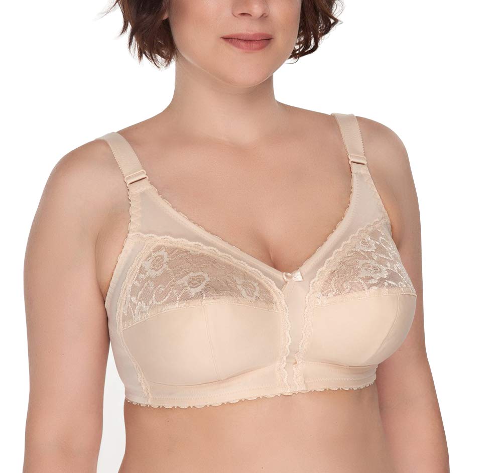 AMBEBRA Paula Wireless Minimiser Full Coverage Comfort Plus Size Bra