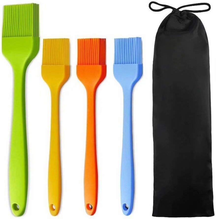 Basting Brush Silicone Heatproof Pastry Brushes Spread Sauce Marinades for BBQ