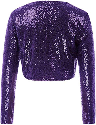 Image of PINK WINGS Girls Sequined Shrugs