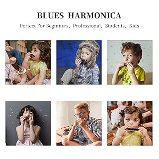 10 Holes 20 Tones Blues Harp Mouth Organ Harmonica, Diatonic Blues Harmonica Key of C, For Adults Student Beginners Professionals, with Hard Case and Cleaning Cloth (Sliver) - Les Beatles, Paul McCartney, John Lennon, RIngo Starr, George Harrison 10 Holes 20 Tones Blues Harp Mouth Organ Harmonica, Diatonic Blues Harmonica Key of C, For Adults Student Beginners Professionals, with Hard Case and Cleaning Cloth (Sliver) – Image 6