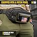 M-Tac Tactical Mens Fanny Pack - Waist Belt Bag - Concealed Carry Fanny Pack For Men & Women Cross Body EDC Black