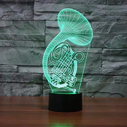 Preisvergleich Produktbild Modellierung Von Musikinstrumenten Geschenk Nachtlicht Für Kinder,3D Licht Lampe Nachttischlampe 7 Farben Ändern Mit Remote Urlaub Und Geburtstagsgeschenke Ideen Für KinderWeihnachts Geschenk