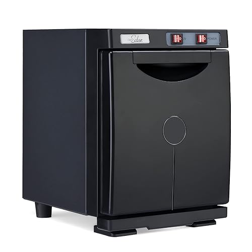 Miniatura 10 de Calentador de toallas calientes, gabinete profesional de toallas calientes, calentadores de toallas de spa 2 en 1 para tratamientos faciales,