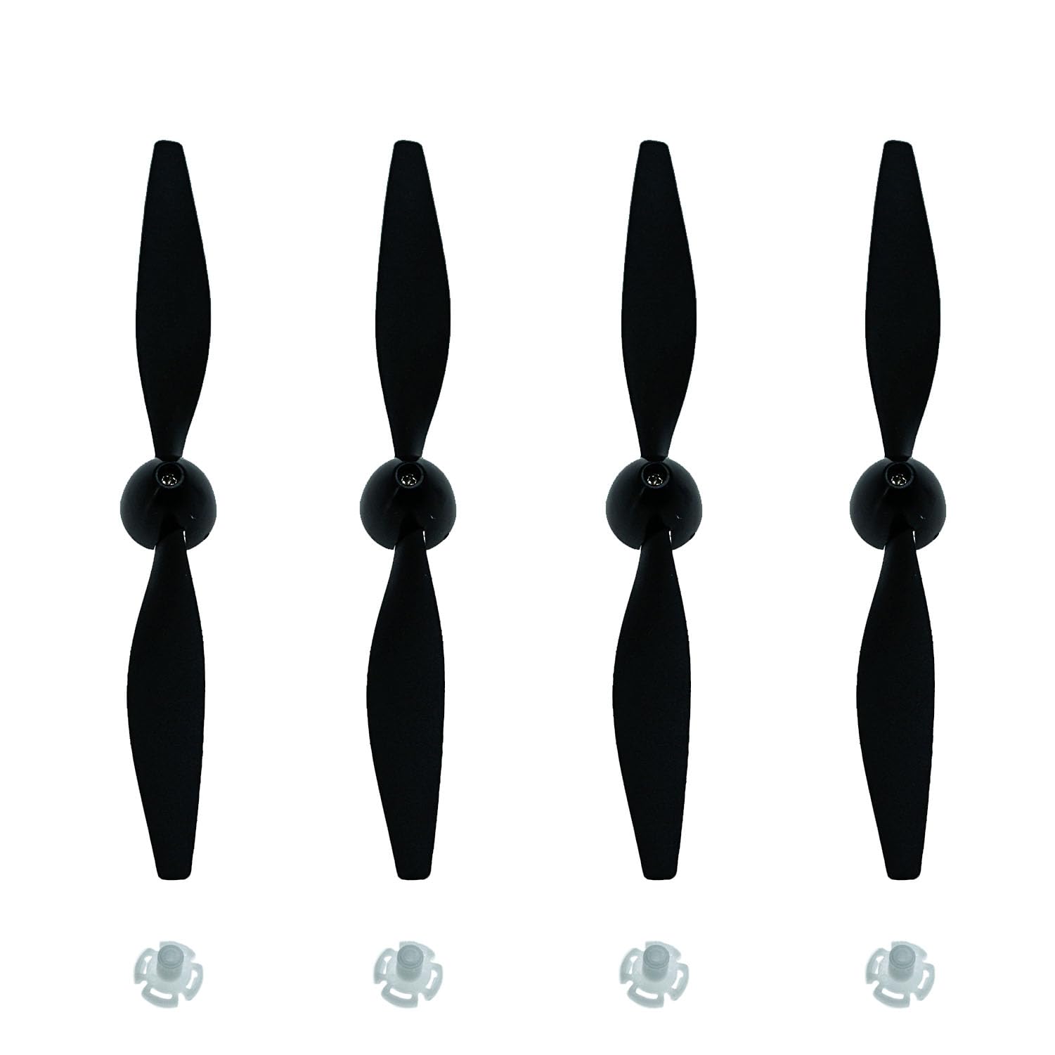 BrickBounty 4 Pcs RC Airplane-Propellers Compatible with TR-C285G Rc Plane and TR-C385 4 Channel Remote Control Airplane