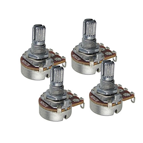 Potentiomètre B250K FLEOR lot de 4 composants robustes pour lutherie exigeante