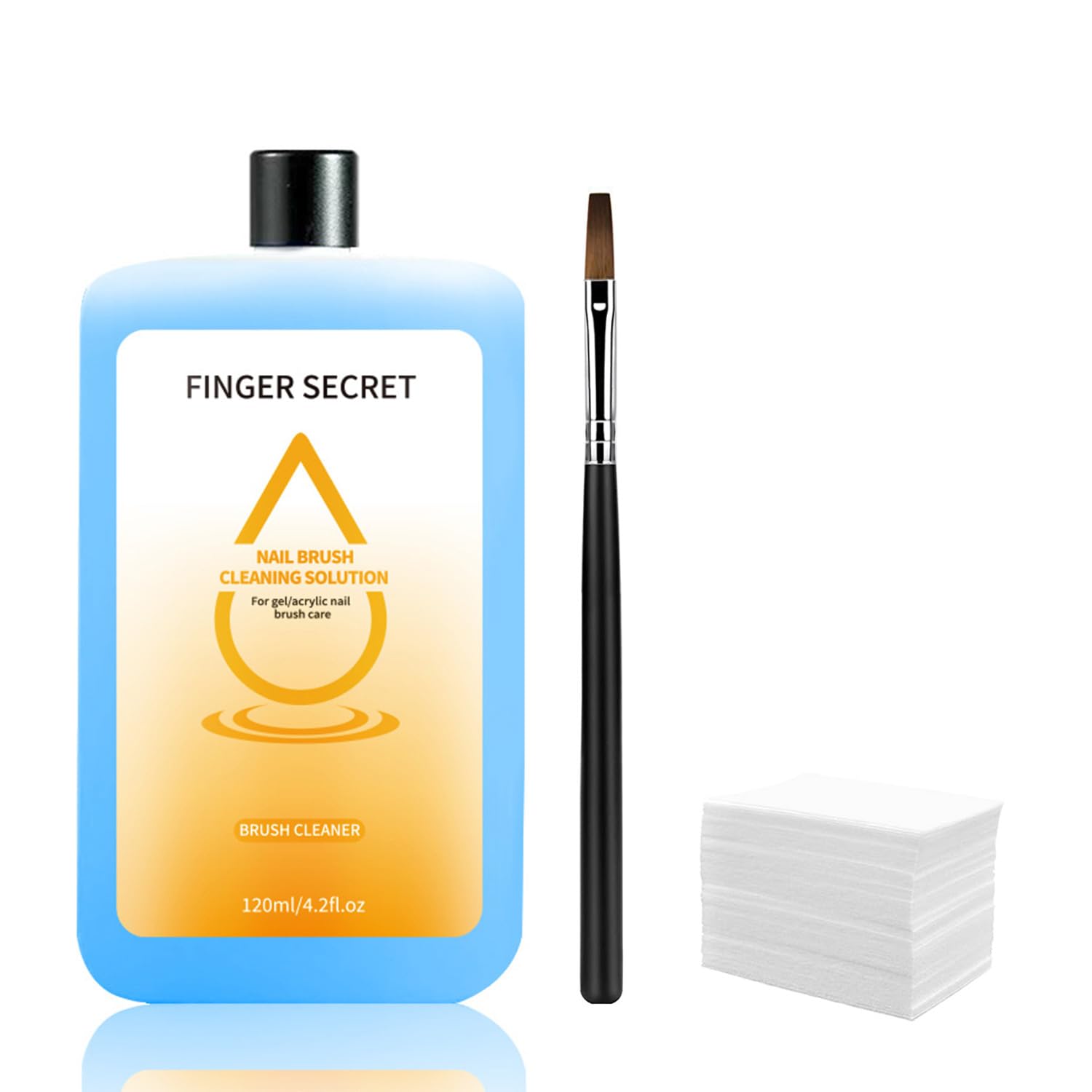 Brush Cleaner Nail Brush Cleaner Remover Cleanser,Brush Cleaning Solution120ml/4.2fl.oz Clean and Care Acrylic Powder Nail Brushes Gel Polish Brushes
