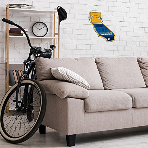 Image of Rico Industries NFL Football State Shape Shape Cut Pennant - Home and Living Room Decor - Soft Felt EZ to Hang