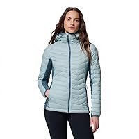 Columbia Powder Pass 2 Hybrid - Piumino da donna con cappuccio (confezione da 1)