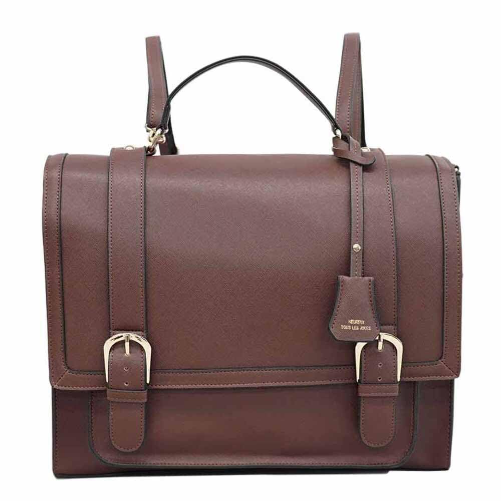 Amazon.co.jp: 角シボ3WAYサッチェルリュック サッチェルバッグ ダーク  