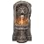 AUTODAYA 30" Lion Head Outdoor Fountain LED Cascading Waterfall, Bronze