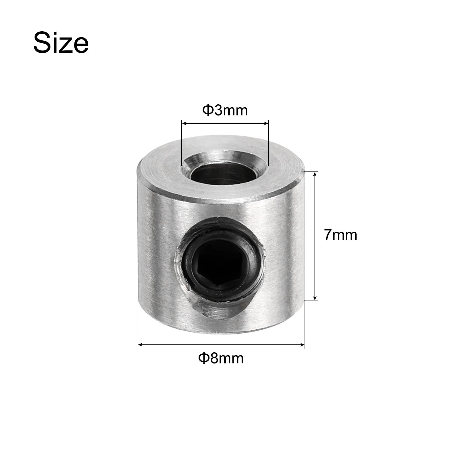 Collier Arbre Butée Aluminium Bague De Réglage QUARKZMAN 30mm Alésage - Collier Butée Arbre Aluminium Anodisé, 55mm OD, Pour Machines Et Brouettes Retrecisseur Bague