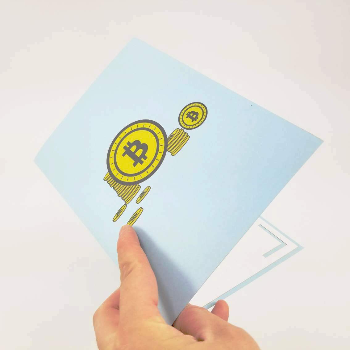 Bitcoin Pop Up Card 3d Pop Up Greeting Card Birthday | Desertcart Cyprus