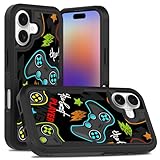 Candykisscase Case for iPhone 17, The Best Player Gamer Design Shock-Absorption Hard PC and Inner Silicone Hybrid Dual Layer Armor Defender Case for iPhone 17 6.3 inch (Gaming Controller)