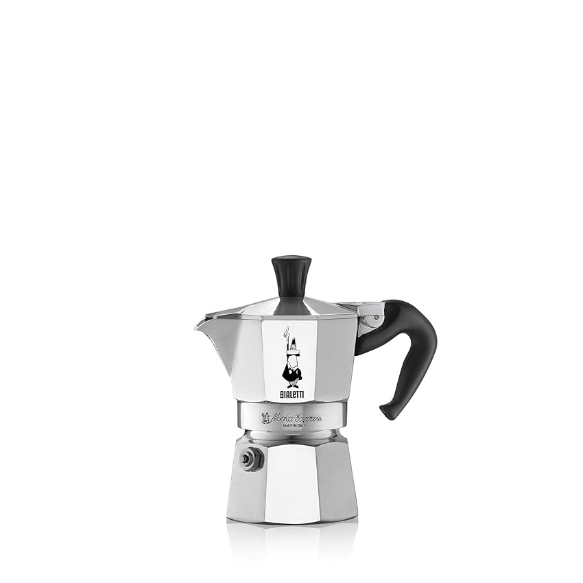 Immagine del prodotto Bialetti Caffettiera Moka Express 2 Tazze, Manico anti scottatura, Non adatta a induzione, (90 ml), Alluminio
