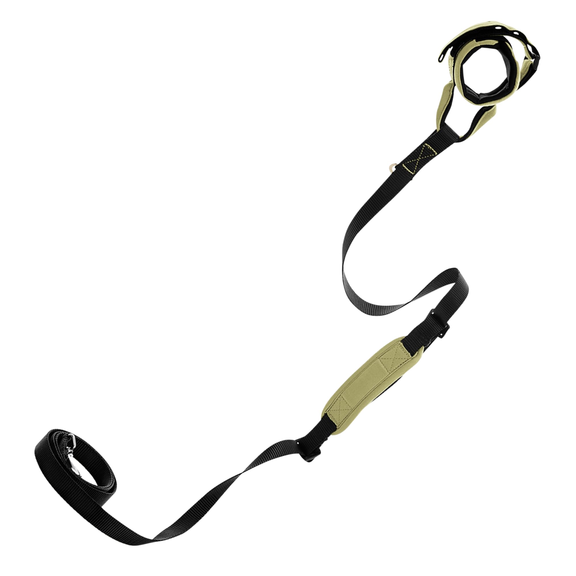 Gooby Wristband Surfer Leash + Traffic Handle, Portland Green, 6 FT