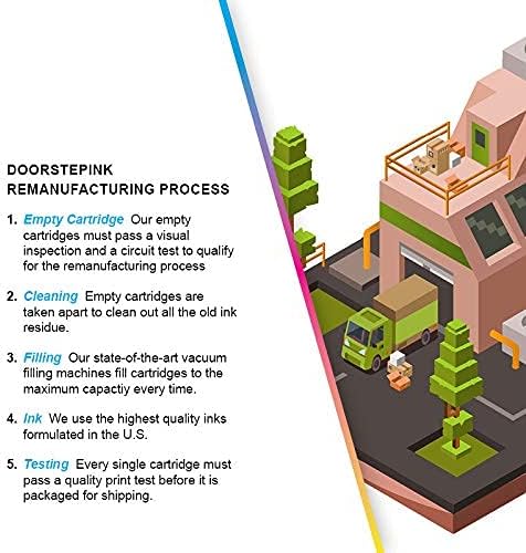Miniatura 5 de DoorStepInk C6602 Cartucho de tinta remanufacturado negro de repuesto para HP C6602, compatible con NCR 5873587458875888 Personas 707173,