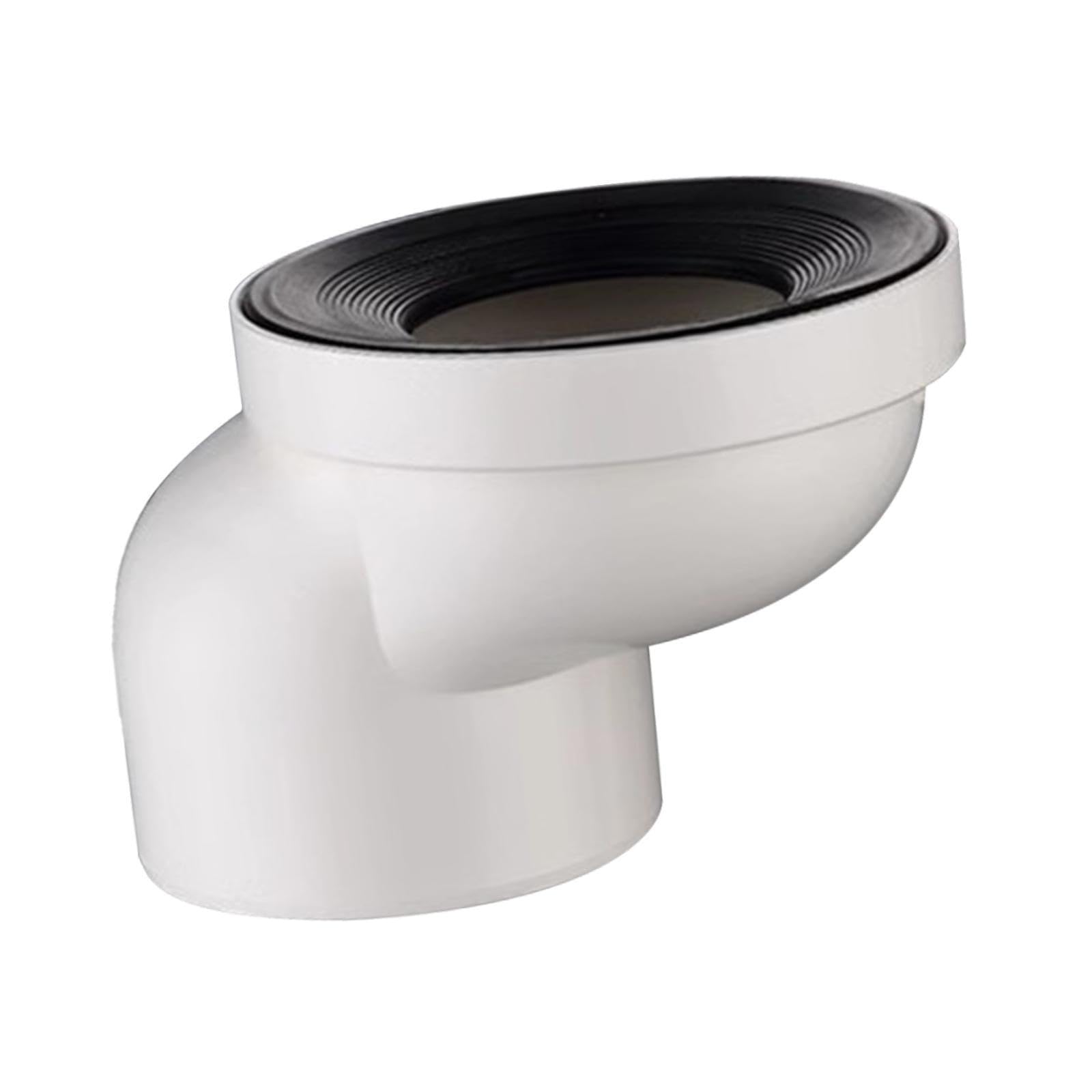 PUXZYAX Professional Toilet Offset Adapter Shifter Ensures Easy Installation with Durable High Strength Features for Plumbing Efficiency Professional Engineering Toilet Seat, White, 7.5cm