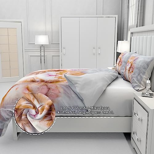UGZDEA Cat Bed Linen Set 135x200cm - Image 3