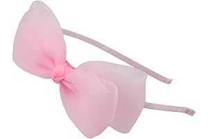 Delicate Pink Ribbon Headband: Adorn Your Tresses with Grace