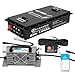 36V 166Ah Metal Case LiFePO4 Golf Cart Battery with 200A BMS, APP& LCD Monitor, 6374WH Energy, Perfect for Golf Carts