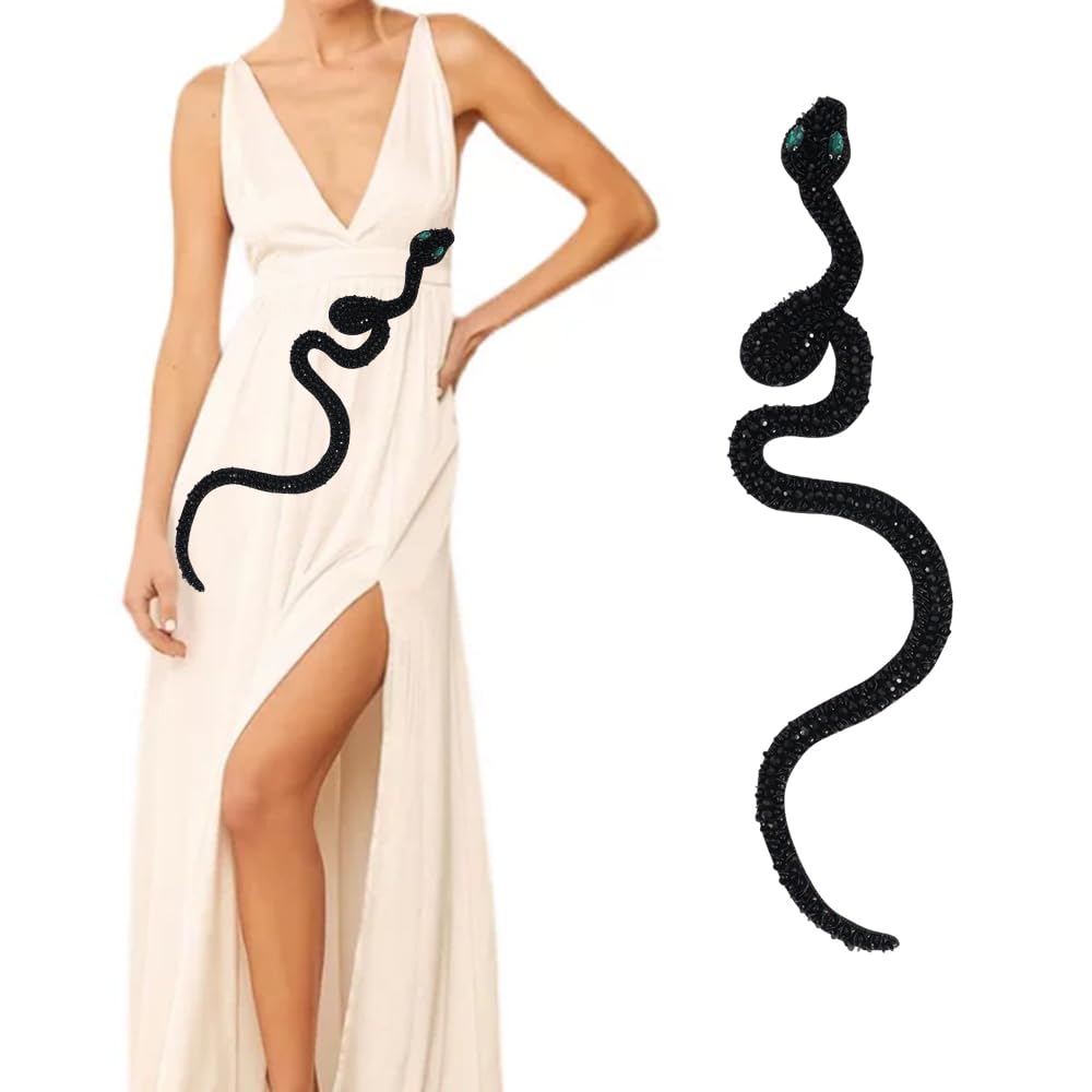 green emerald velvet dress Green Snake Print Dress main image 0