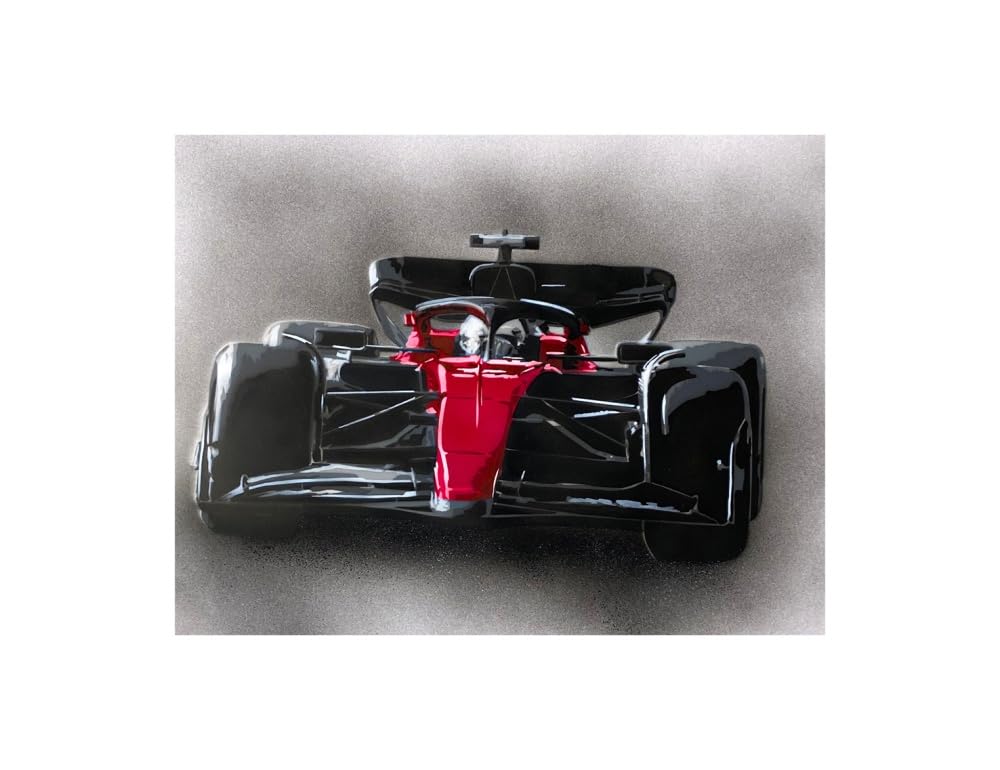 AS-373 Racing Set Step by Step Schablone für Acryl, Airbrush, Spray, Lacke und Wandfarbe Größe S
