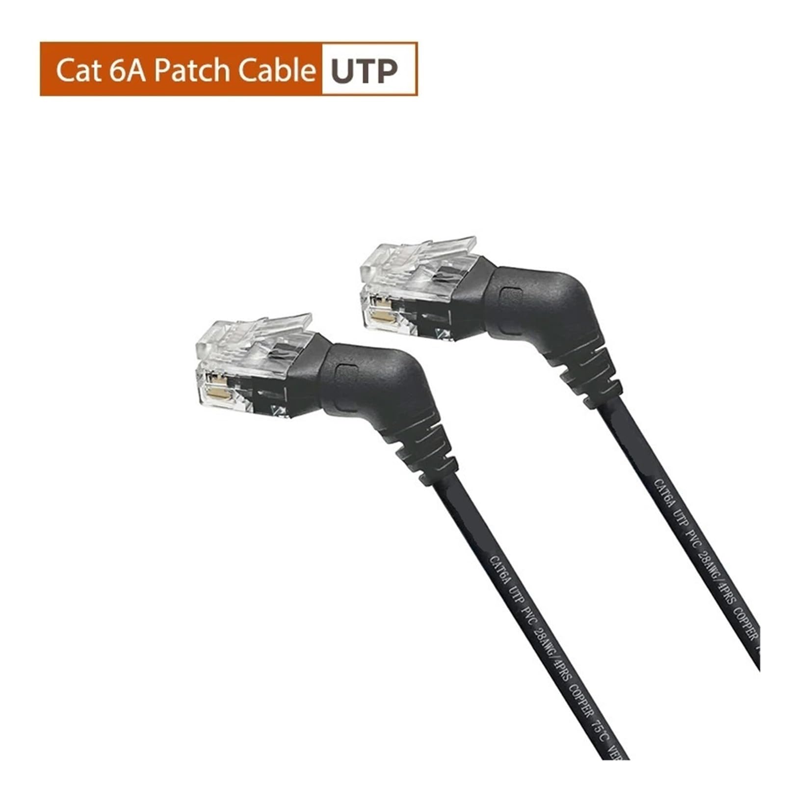 Cable Ethernet, Cable Cat6a 360 Giratorio RJ45 10Gbps 500MHz Delgado FTP/UTP LAN 0.2-5m