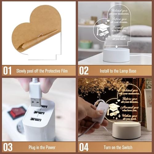 Buioata Graduation Gifts, Graduation Gifts Night Light For Him Or Her,Class Of 2023 Graduation Gifts For Him Daughter Son,Idea Meaningful 2023 Gifts For Graduate Student From College, High School #TOP6