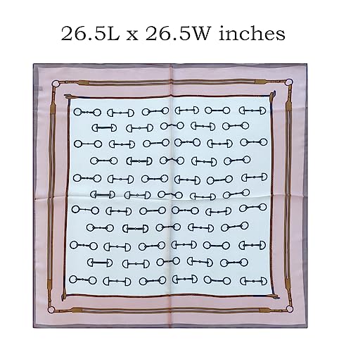 Wrapables Satin Neckerchief Square Scarf 26.5 x 26.5 Inches2