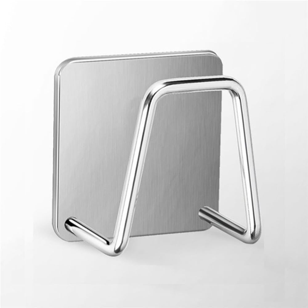 VVW&LIU Aluminum Alloy Robe Hook Towel Hooks Self Adhesive Wall Coat Racks Rustproof Hook Hangers Wall Hook Kitchen Bathroom Accessor
