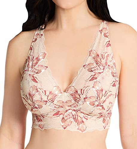 Cosabella womens Paradiso Curvy Bralette Plunge Bra, Sahara, Medium US