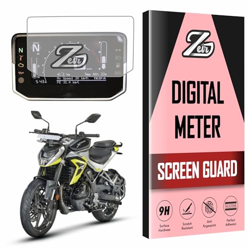 Image of ZEIR Glossy Screen Protector For 2026 HERO XTREME 250R - 5 INCH TFT Digital Display Scratch Guard Compatible With Xtreme250 || 9H Bike Scratch Cover Accessory [Not Tempered Glass] (Xtreme 250R - Pack1)
