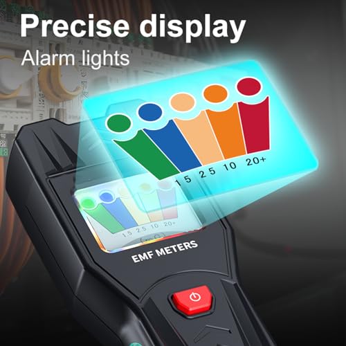 Medidor de Campo Electromagnético Portátil con 5 LED miniatura 4