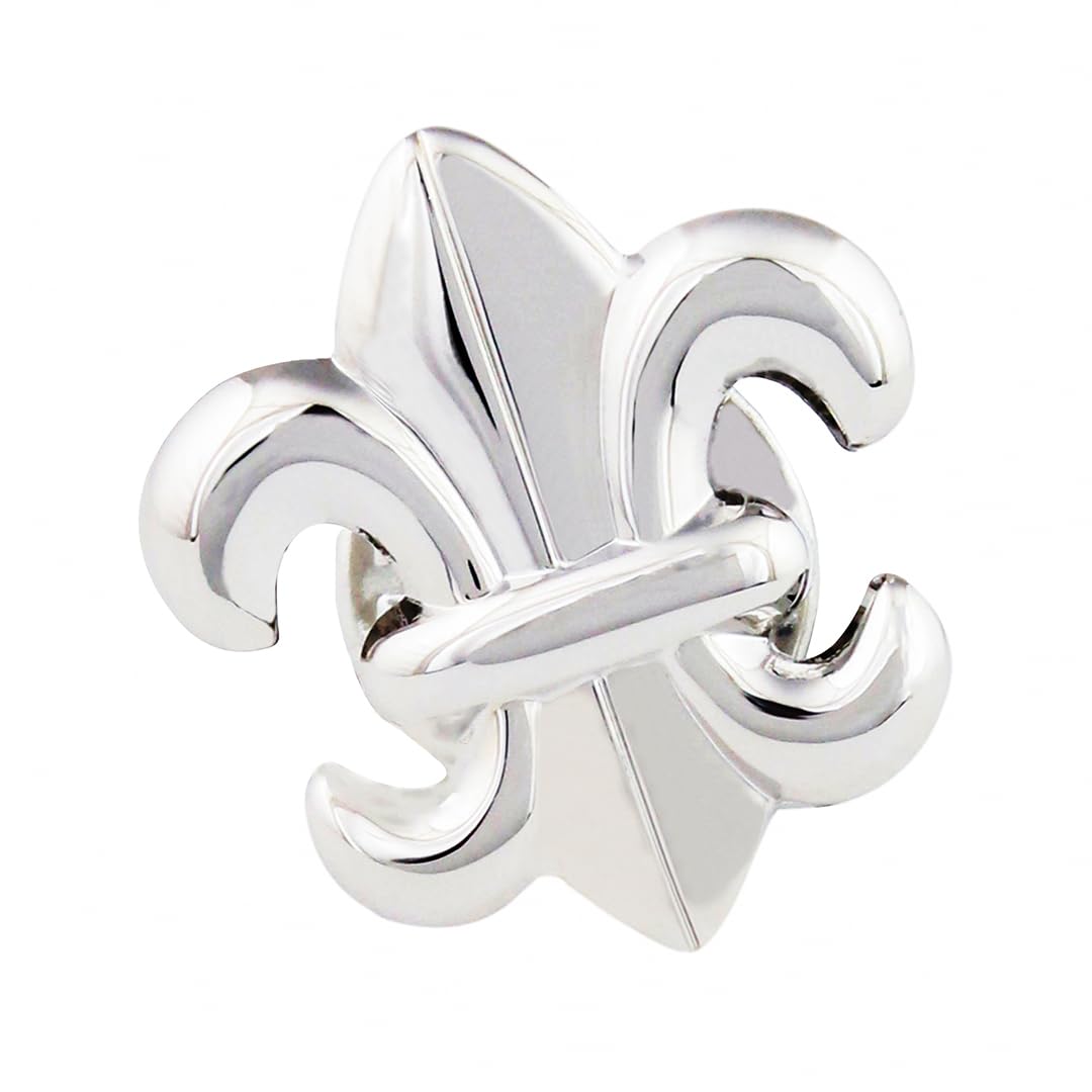 peluche Beautifully Crafted Orchid Rhodium plated premium Lapel/Brooch Pin for men-picture-15