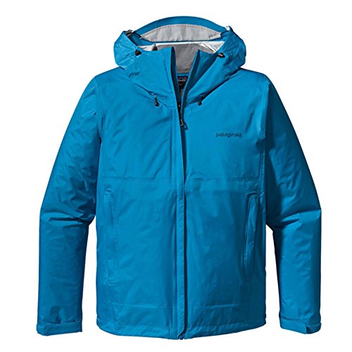 Image of Patagonia Torrentshell Rain Jacket Mens, Larimar Blue