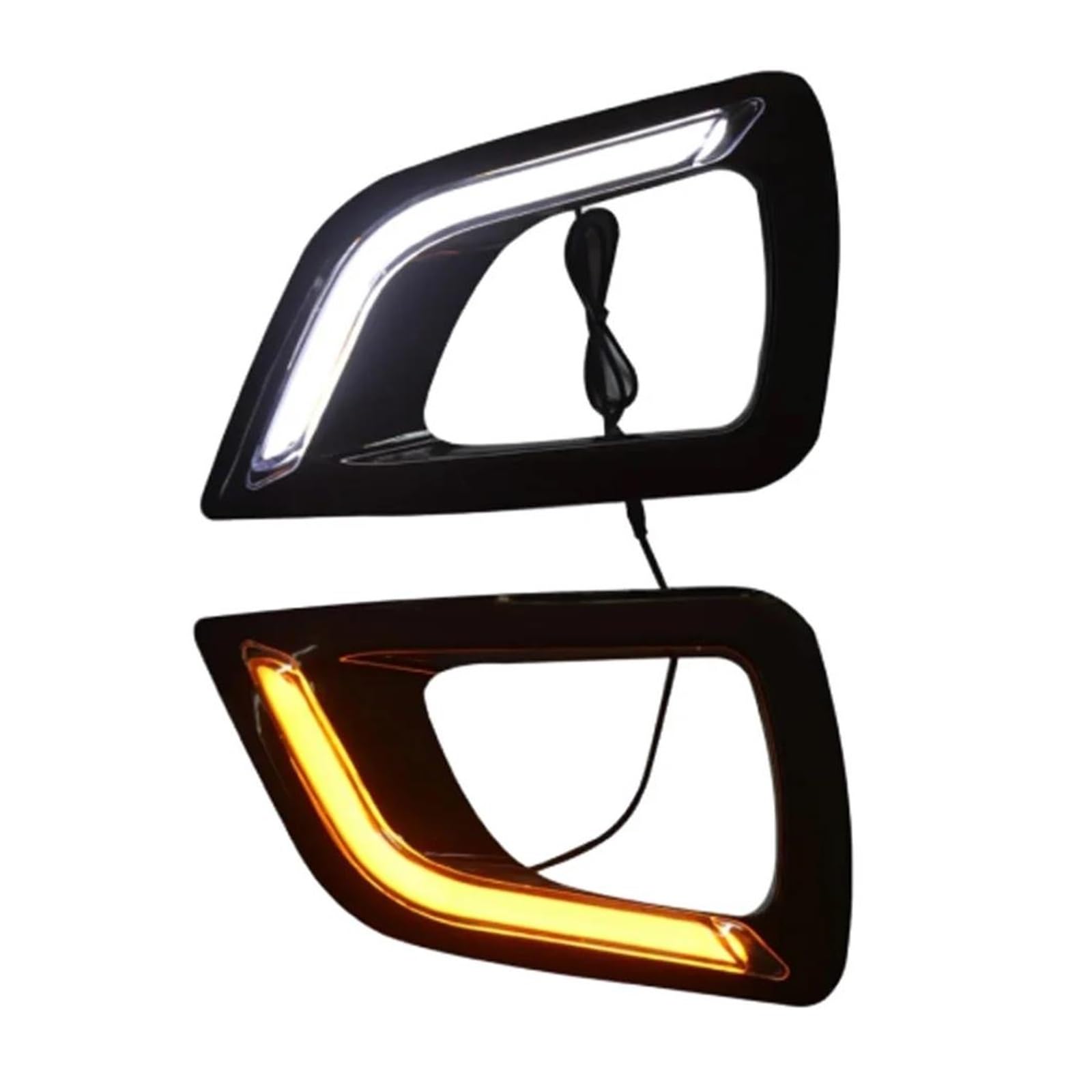 Genérico Luz Señal Giro Lámparas Antiniebla Diurnas LED DRL Lámpara Luces Para NISSAN Para NAVARA NP300 2015 2016 2017 2018 Intermitente Indicador Lateral