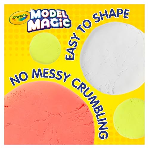 Image of Crayola Model Magic (30 Pack), Air Dry Modeling Material, Teacher Classroom Must Haves, School Supplies for Kids, Soft Clay Alternative, 15 Colors, 1 oz Packs