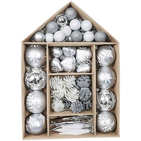 Victor's Workshop 70pcs Shatterproof Christmas Baubles Cover