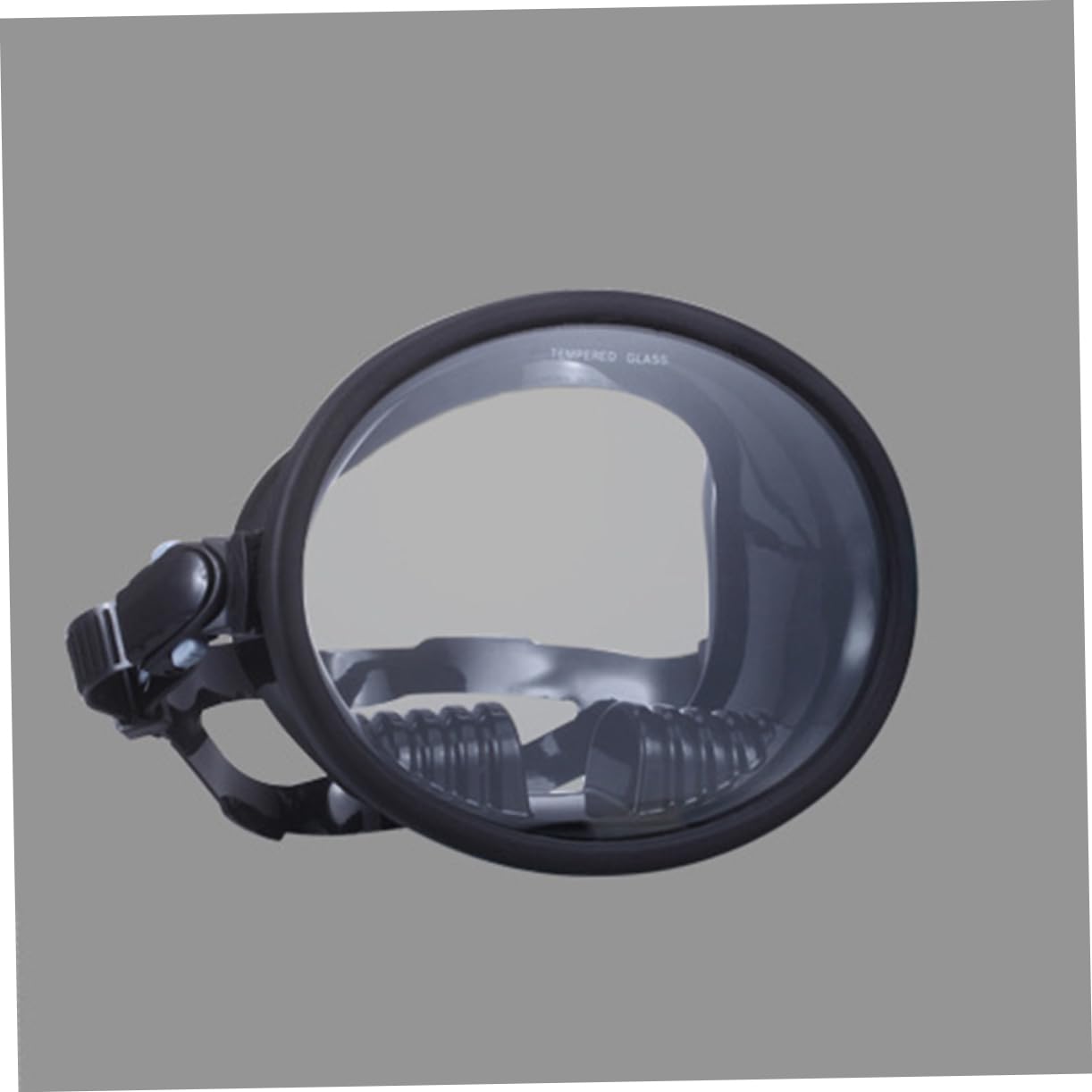 Silikon Antibeschlag und Weitwinkel, mit Taucherbrille Sicherheitsglas | Schwimmen und Tauchen, Komfortabler Sitz, Auslaufsichere Passform, 1 Stück, für Klare Sicht