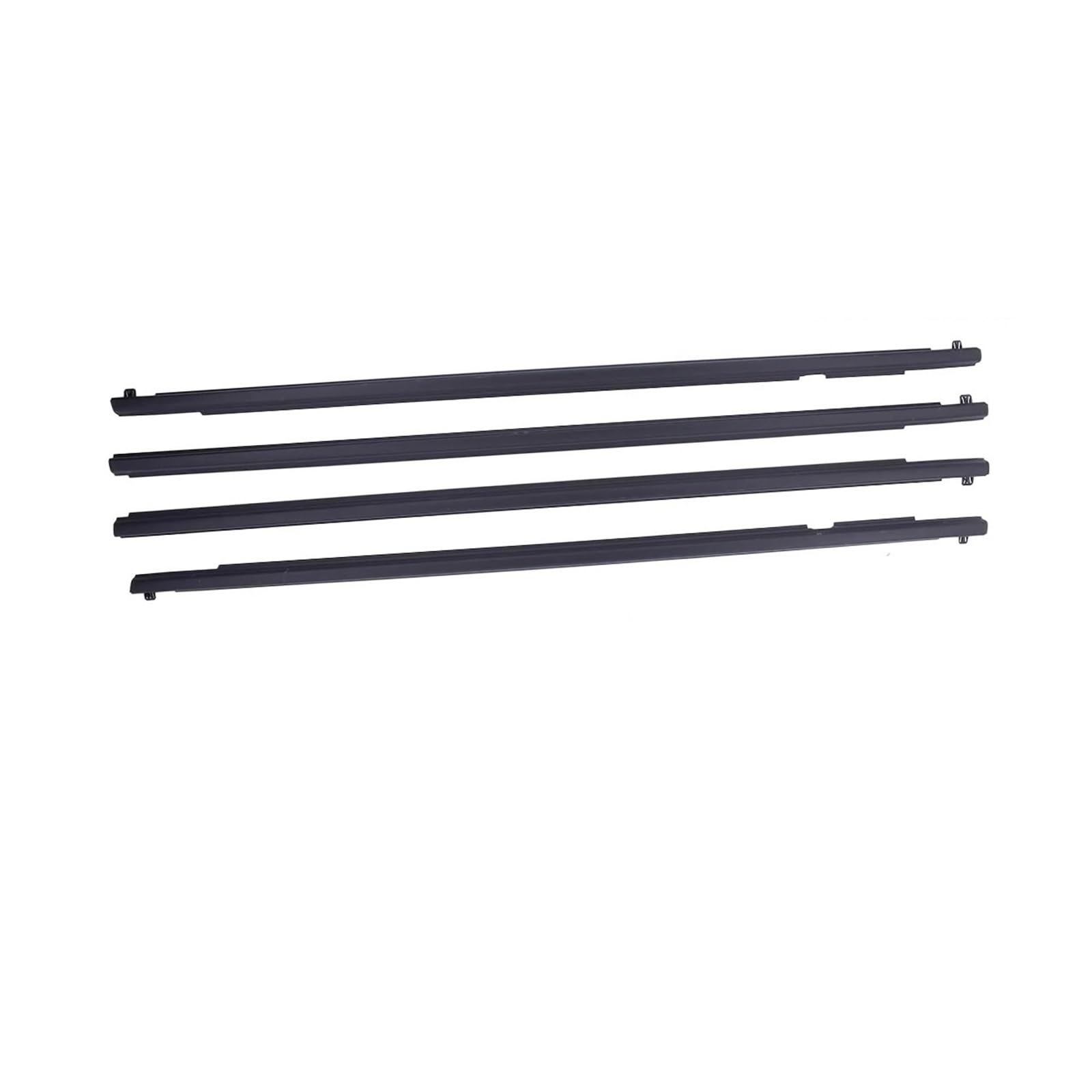Watjcse 2004-2009 4Pcs Window Weatherstrip Outer Window Glass Sealing Belts Trim Strips Compatible With Mazda 3 Mazda 6 2004-2012(2004-2009)