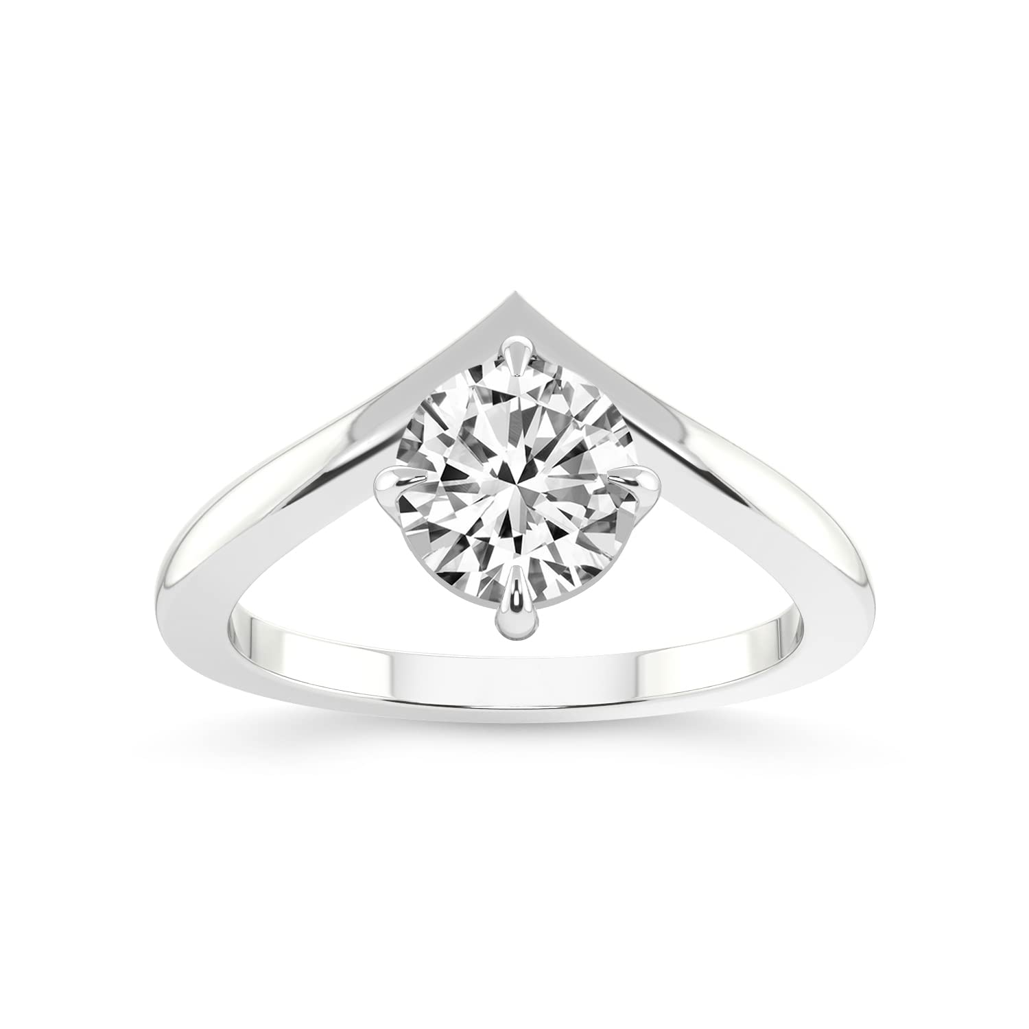 Friendly Diamonds1-5 CT TW | IGI Certified Lab Grown Diamond Engagement Ring | 585 Or 750 in White, Yellow Or Rose Gold | Janes Chevron Diamond Ring Diamond Ring |FG-VS1-VS2 Quality