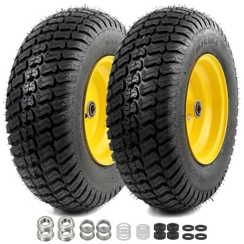 AR-PRO 2-Pack 16x6.50-8 Tubeless Tire and Wheel Assembly 4-Ply