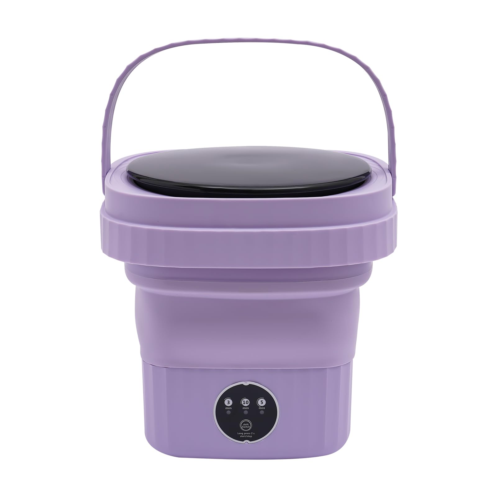 Mini lavatrice pieghevole 6 L,40 W con una lavatrice che combina lavaggio, asciugatura e centrifuga, per campeggio, viaggio e biancheria intima