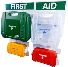 Safety First Aid Group Evolution British Standard Complete First Aid Point (BS 8599 Compliant), Large Fully-Stocked