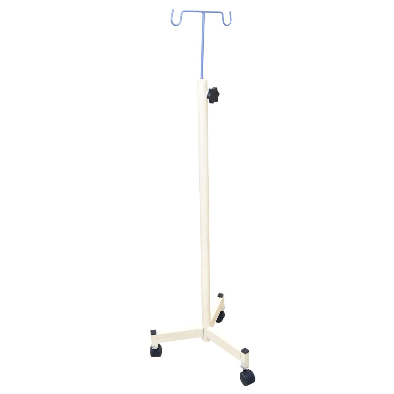 SMARTCARE Foldable I.V. Stand with Wheels - Stainless Steel Rod for Convenient Medical Support-image-47
