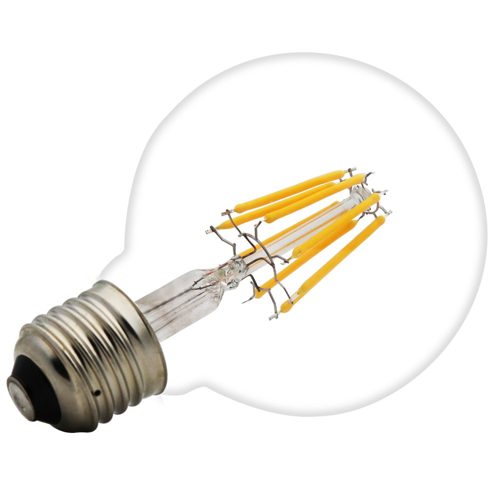 Mengjay 10x E27 LED G80 8W Filament Glühbirne Edison Vintage Glühlampe Lampe Birne Warmes Licht 2200-2300K 780LM, Ideal Für Nostalgie und Antik Beleuchtung