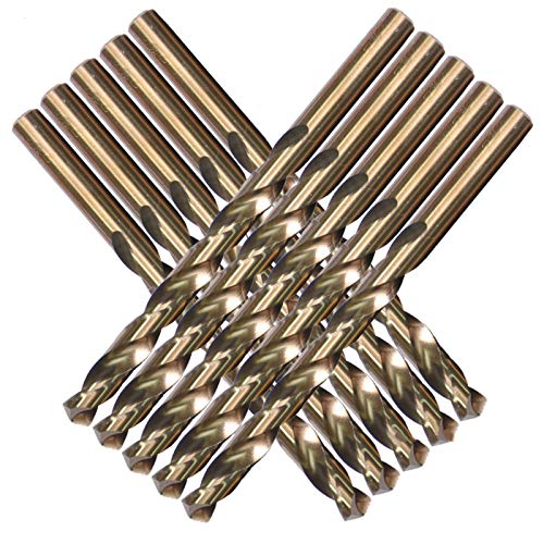 XYXXBB Outils M35 Cobalt Force DE Forage, Set DE PERFECTEUR 1.0-10MM, pour perçage sur l'acier durci, en Fonte et en Acier Inoxydable (Hole Diameter : 1mm 10pc) Cover