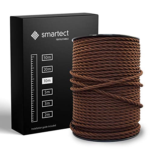 smartect Braided Cable twisted, Brown