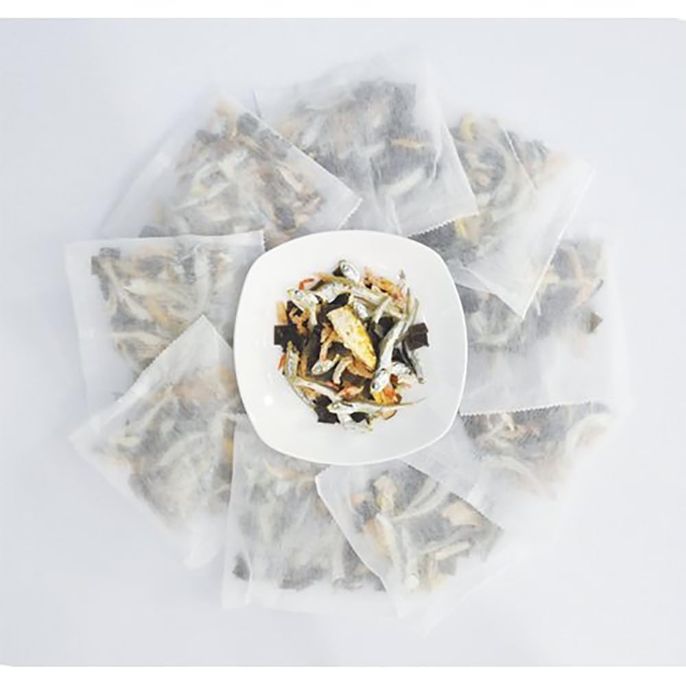 Minecook Seafood Dashi Pack Korean Spices Pack for Soups and Broth Gives Savory and Seafood Flavor Cool 160g (0.35 lb) / 0.035 lb per 1 Bag 시원한 육수용 다시팩